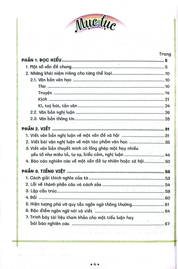 SỔ TAY TRỌNG TÂM KIẾN THỨC NGỮ VĂN LỚP 11